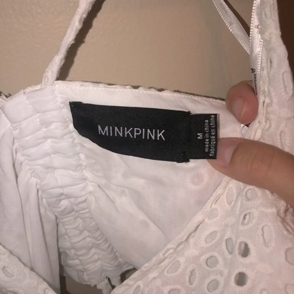 REVOLVE MINKPINK Juliana Anglaise Eyelet Mini Dress - Picture 4 of 8